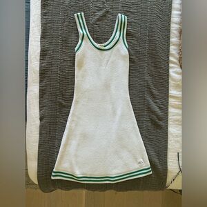 ALO Yoga White and Green Dress